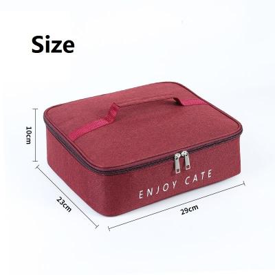 China Unique Design Picnic Bento Lunch Box Handled Lightweight Insulated Bag For Kids for sale