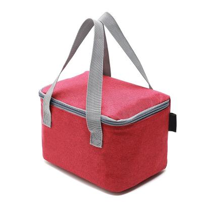 China Handled Low Moq Lunch Cooler Bag For School Children Cooler Bag For Picnic With Zipper for sale