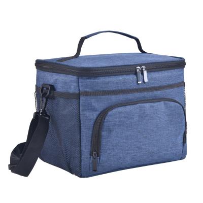 China Low MOQ 100pcs Insulated Cooler Bag Picnic Lunch Bag Outdoor Food Lunch Food Cooler Bag Logo High Per Capacity Custom Stock for sale