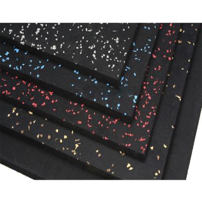 China EPDM Shock Absorbing Anti-Slip Gym Rubber Flooring Rolls Tiles Sports Equipments Rubber Mat for sale