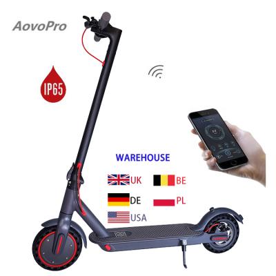 China AOVOPro APP Fashionable Foldable Waterproof 350W 2 Wheel Adult Electric Scooter M365pro 10.5AH 35Km For Europe USA Warehouse Drop Shipping for sale