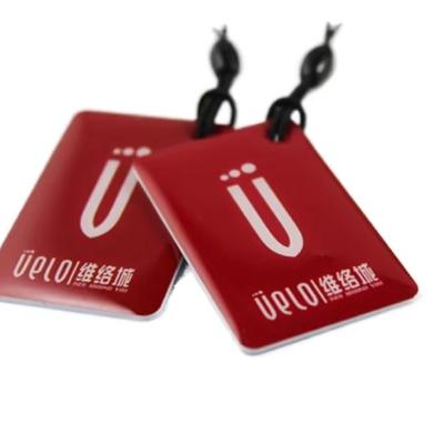 China High Quality Customized Waterproof / Waterproof RFID Key Chain NFC Smart Epoxy Card for sale