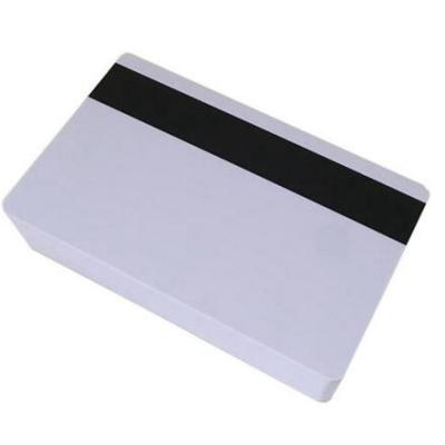 China Hot sale 2023 waterproof/waterproof rfid card PVC Hico magnetic stripe IC white card with S50/S70 for sale