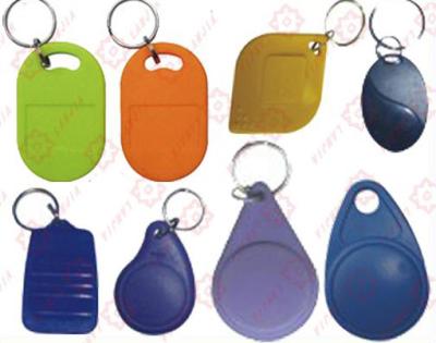 China Access Control Keychains Rings ABS RFID Key Tags TK4100 125Khz Waterproof/Waterproof RFID Keyfob Chip for sale