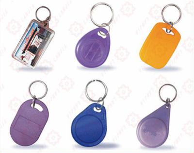 China /Waterproof 125Khz/13.56Mhz Different Color Customized Proximity Plastic Key Proximity Key FOB Access Control RFID for sale