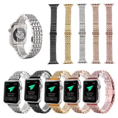 China Luxury Replacement Fashion Bling Diamond Watch Bands For Iphone Watch Band For Apple Watch Band Strap for sale