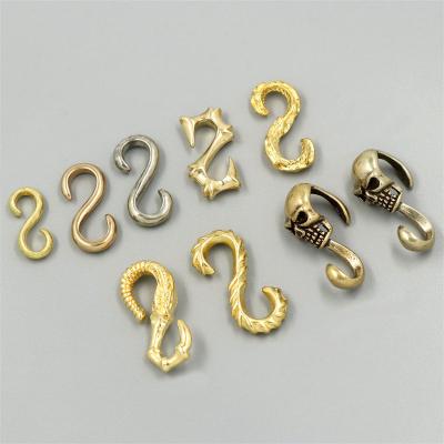 China Rustproof type solid brass metal hook s for sale