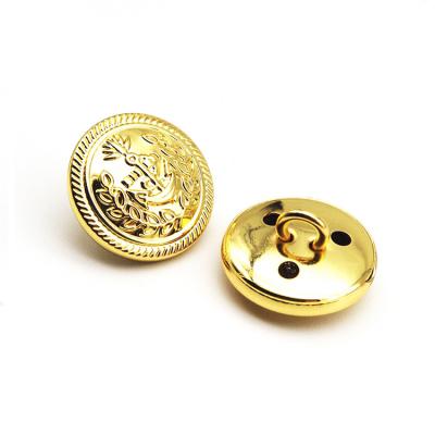 China Excellent Quality Shiny Metal Garment Leg Button Fashion Color Accessory Leg Button For Suit Metal Button For Garment for sale