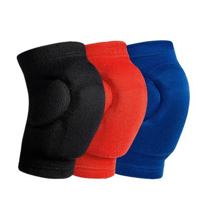 China Low MOQ Knee Brace Protector Thick Sponge Knee Sleeve Pad Unisex Elastic Breathable Kneepads High Density Volleyball Protectors for sale