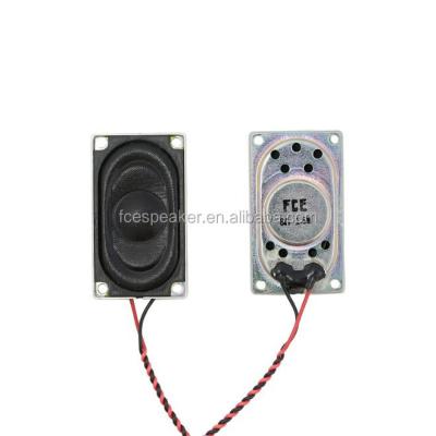 China Small thin flat monitor 2035 8ohm 1.5w speaker with mounting holes for sale