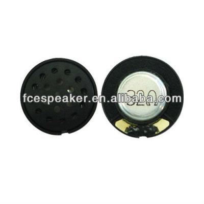 China 27mm 32ohm 0.01W internal mic speaker with 27mm protective grill for sale