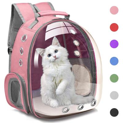 China Wholesale High Quality Custom Made Breathable Oxford Travel Cat Dog Pet Carrier Backpack Outdoor Portable Bag for sale