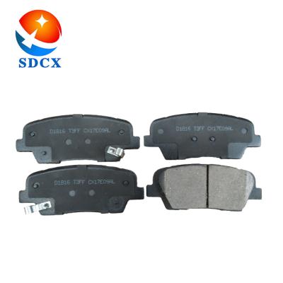 China Automotive spare parts CX-D1816 ceramic brake pad for KIA sorento car brake pad 58302-C6A00 for sale