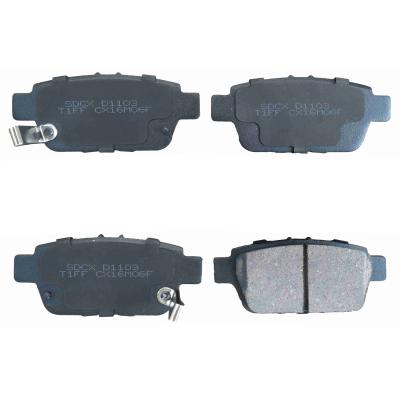 China High Quality Silent Auto Car Brake Ceramic Brake Pads Pad D1103 For Japanese Car Brand for sale