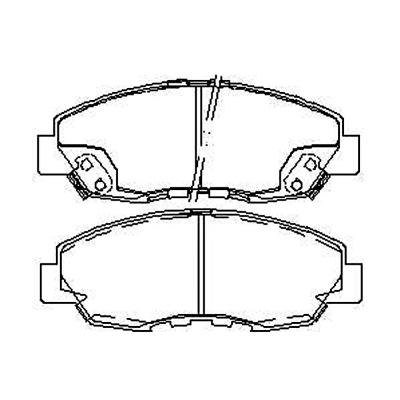 China High Quality Car Brake Pad Silent Factory Car Brake Shoe For Different Country Car Brands OEM ODM Available for sale