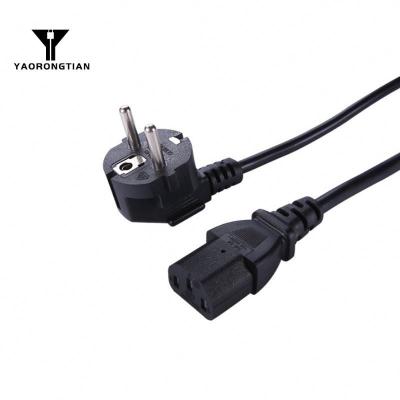 China Waterproof Home Appliance Eu Computer Laptop Power Cable Factory Wholesale Price 3 Core To UK Plugs Converter 2 Pin for sale