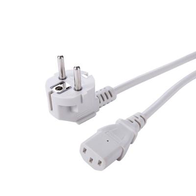 China Home Appliance Su Apw3 Apw7 220V Supply Wire Lead Cable T5 Euro Euro Plug AC Power Cord for sale