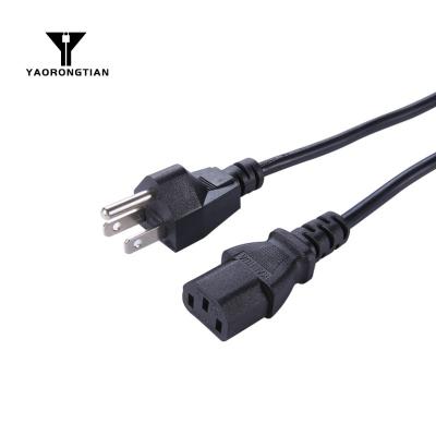 China Home Appliance 3 Pin Uk Pvc Power Cords For Laptop 2 Prong Eu Euro Cable European AC Tie Down IEC 320 Plug C13 Indoor And Outdoor for sale