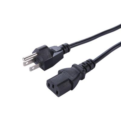 China Home Appliance 0.5 1 1.2 Pin Computer Branded Standard Plug 3 Volt 2 Core Cable Power Cord 1.5M Electric Cables With 220 for sale