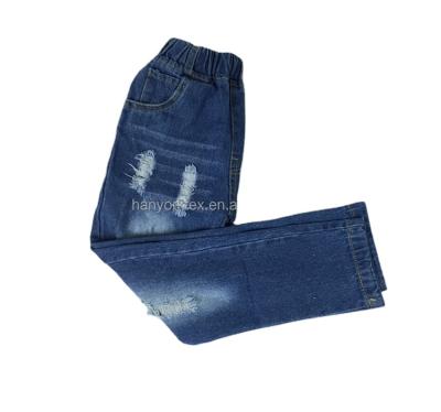 China Anti-pilling popular ripped jeans for girls for sale