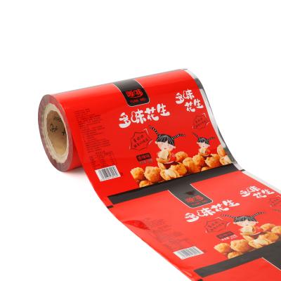 China Food Grade Moisture Proof Printed Transparent Aluminum Packaging Roll Film for sale