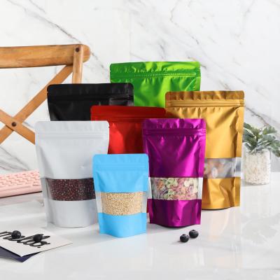 China Reusable Moisture Proof Mylar Aluminum Foil Stand Up Food Ziplock Bags for sale