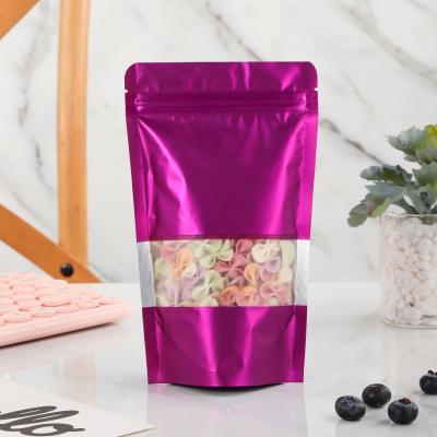 China Custom Ziplock Moisture Proof Aluminum Foil Packaging Bags With Window for sale