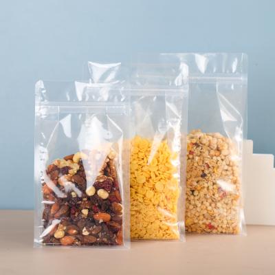 China Food Grade Reusable Clear Reusable Moisture Proof Sealing Mylar Packaging Eight Side Bag For Snack Noodle for sale