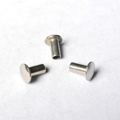 China Stainless Steel Flat Domed Semi-Tubular Rivet Tubular Hollow Tubular Rivets In Rapid Production for sale