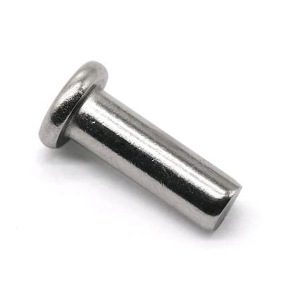 China High Precision Stainless Steel Fasteners Brake Clutch Rivets Custom Flat Head Solid Stainless Steel Rivets for sale