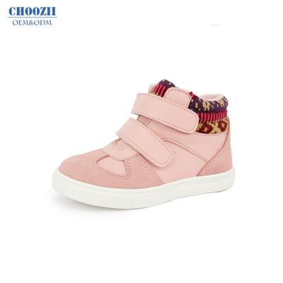 China Hot Selling Anti-slippery Choozii Design Kids Flats Blow Running Casual Comfortable Shoes Outdoor Concise Pink Sports Sneakers For Girls for sale