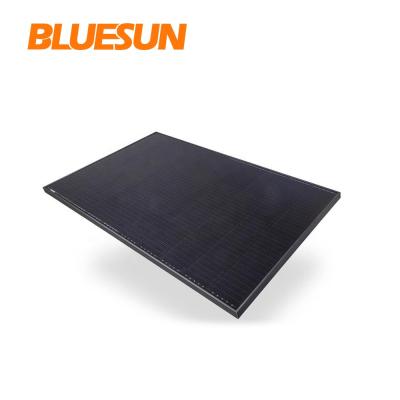 China Full ja black staggered mono solar panel 400w 395w 390w 385w perc panel solar 400w 166mmx166mm for sale