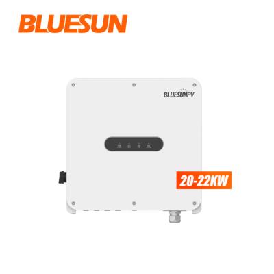 China High Quality Bluesun Inverter 20kw 25kw 27kw 400v Pure Home Grid Tie Wave Solar Power System Solar Inverter for sale