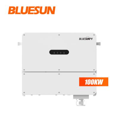 China Solar Power System Home Bluesun On Grid Tie Inverter 100kw 110kw 125kw Solar Power Inverter In Moldova Germany for sale