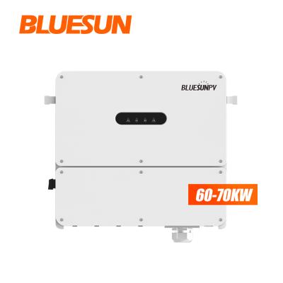 China Bluesun inverter 100kw 80kw 70kw 60kw solar inverter mppt grid tie high efficiency TUV CE best price 600*860*294MM for sale