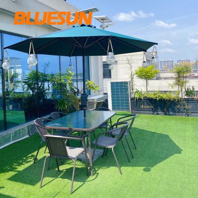 China Modern Beach/Yard Patio Umbrella Outdoor Solar Panels Beach Umbrella With Solar Panels Led Outdoor Light Power Powered for sale