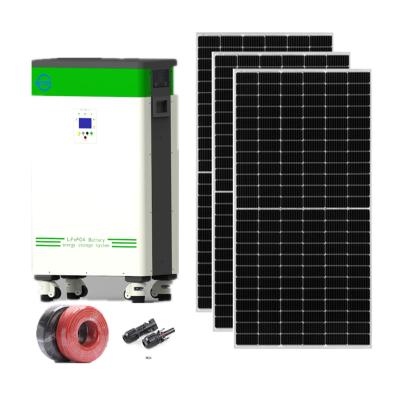 China Home 5KW Off Grid Solar Power System All In One Solar System Solar Hybrid Energy System For Home for sale