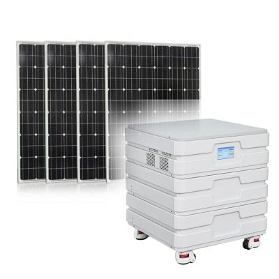 China Solar Panel Home Energy Solar Power System 5KW Off Grid Solar Power System With Battery Inverter for sale