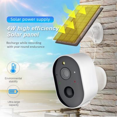 China 3MP Low Power Consumption PIR CCTV Solar Camera Wifi IP Wireless Outdoor Solar Security Camera GL-SN-S5-SP-1 for sale