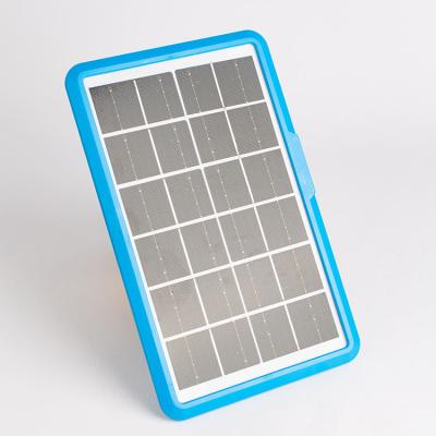 China 6V8W Portable Small Phone Backup Mini Solar Panel Outdoor Camping Solar Panel For Phone Charging From Usb Port for sale