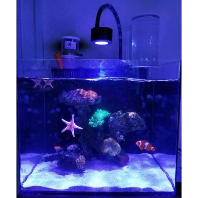 China Marine Coral LED Lamp 15W Full Spectrum Remote Control Seawater Aquarium Full Spectrum Led Lighting for sale