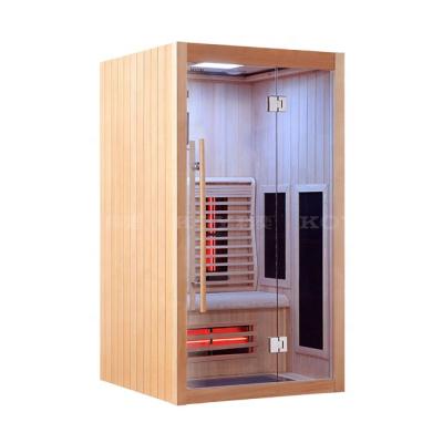 China Computer control panel KOY 01-L4 new design far infrared sauna room sauna spa with LED lights for sale