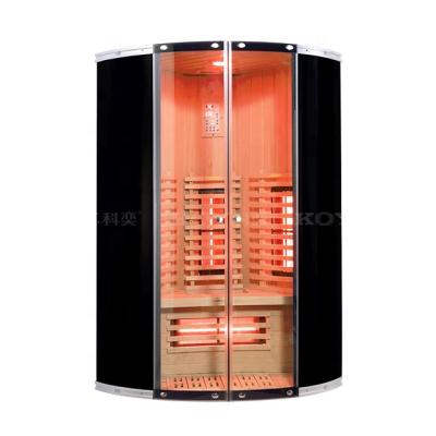 China Computer Control Panel 03-K1Good Quality Sauna Hot Selling Sauna Room Far Infrared Indoor Sauna Spa For 1person for sale