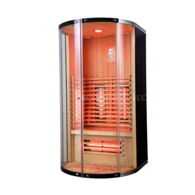 China Portable infrared sauna room/computer control panel 04-K1 Foshan sauna room/sauna home wood for sale