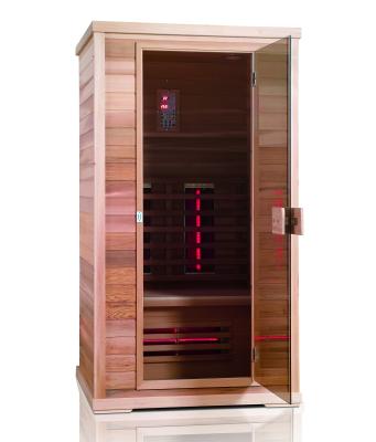 China Computer control panel 01-K6 style sauna room modern far infrared wholesale dry sauna spa for 1person for sale