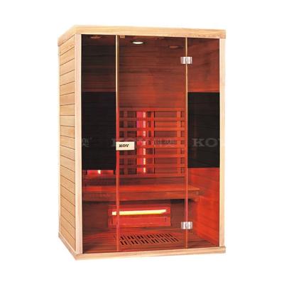 China Computer Control Panel 05-K7 Europen Sauna Infrared Hot Sale Far Infrared Sauna Room For 2person for sale