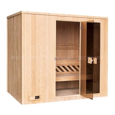 China With Transom Windows 07-S5 Traditional Sauna Steam Sauna Room Wholesale Spa Sauna for sale