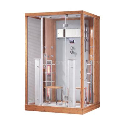 China Modern KOY Sauna Steam Bath K016 Infrared Sauna Cabin With Steam Shower for sale