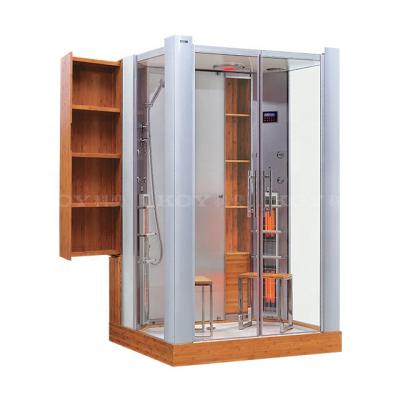 China With View Model K028 Optima Steam Shower Cabin With Infrared Sauna for sale