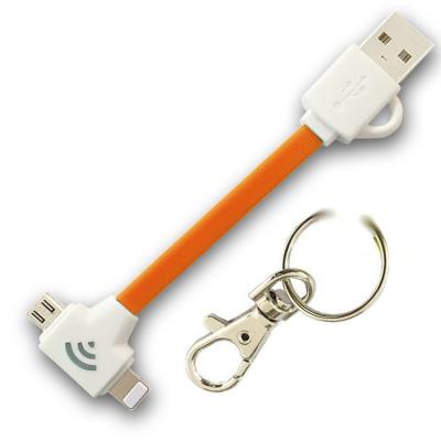 China Camera Customized Rohs Flat Displayport Micro Cable Orange Overmolding for sale